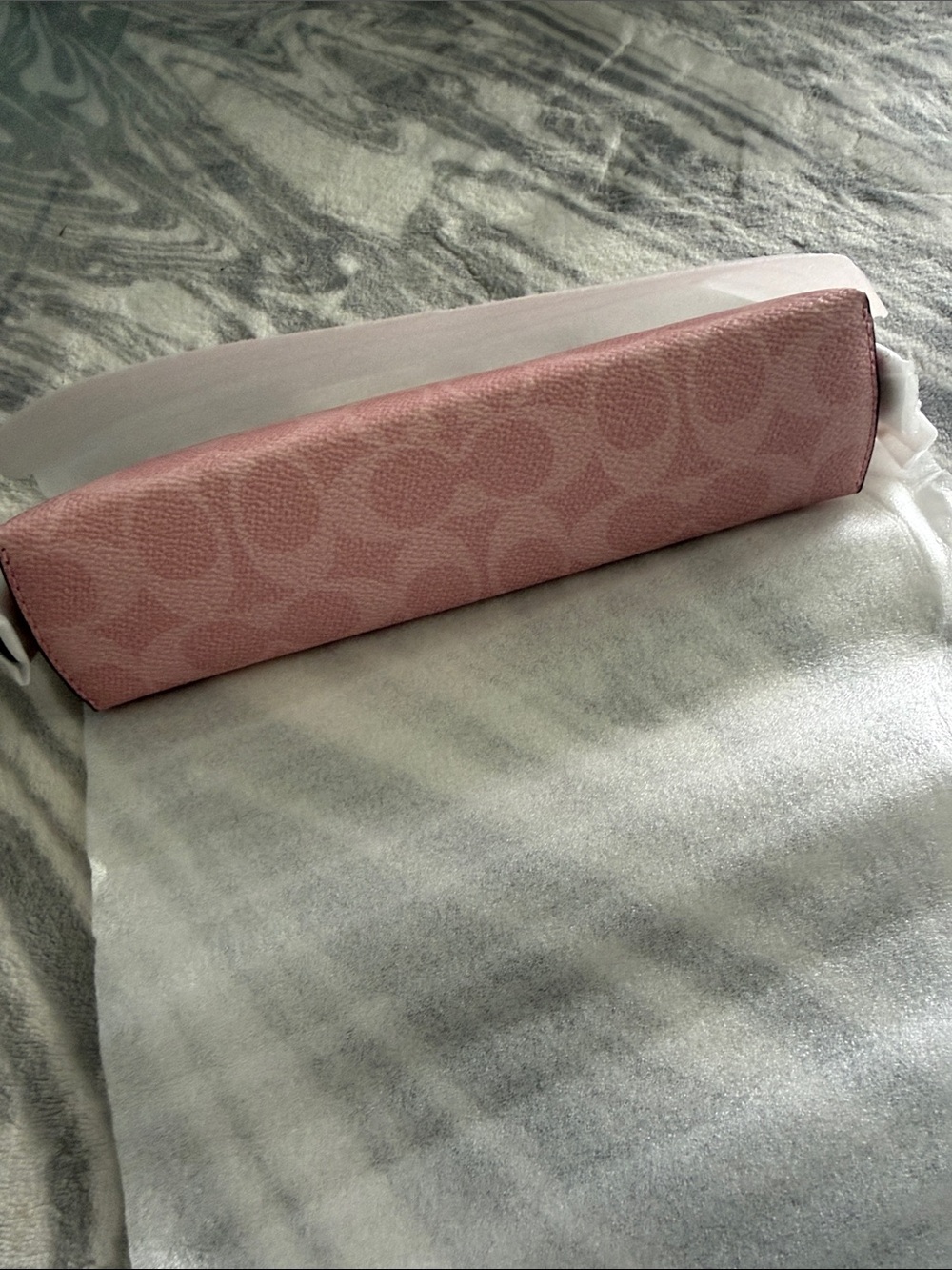 NEW Coach powder pink pencil case - Picture 2 of 5